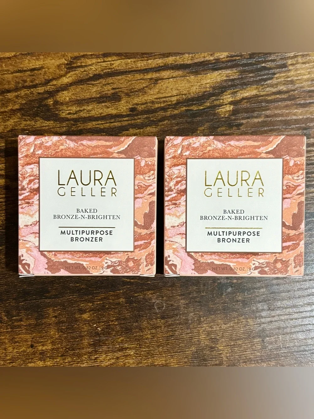 (3 Piece) Laura Geller Lot Baked Bronze-N-Brighten Multipurpose Bronzer + Brush